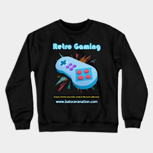 Retro Gamer Logo 19 Crewneck Sweatshirt